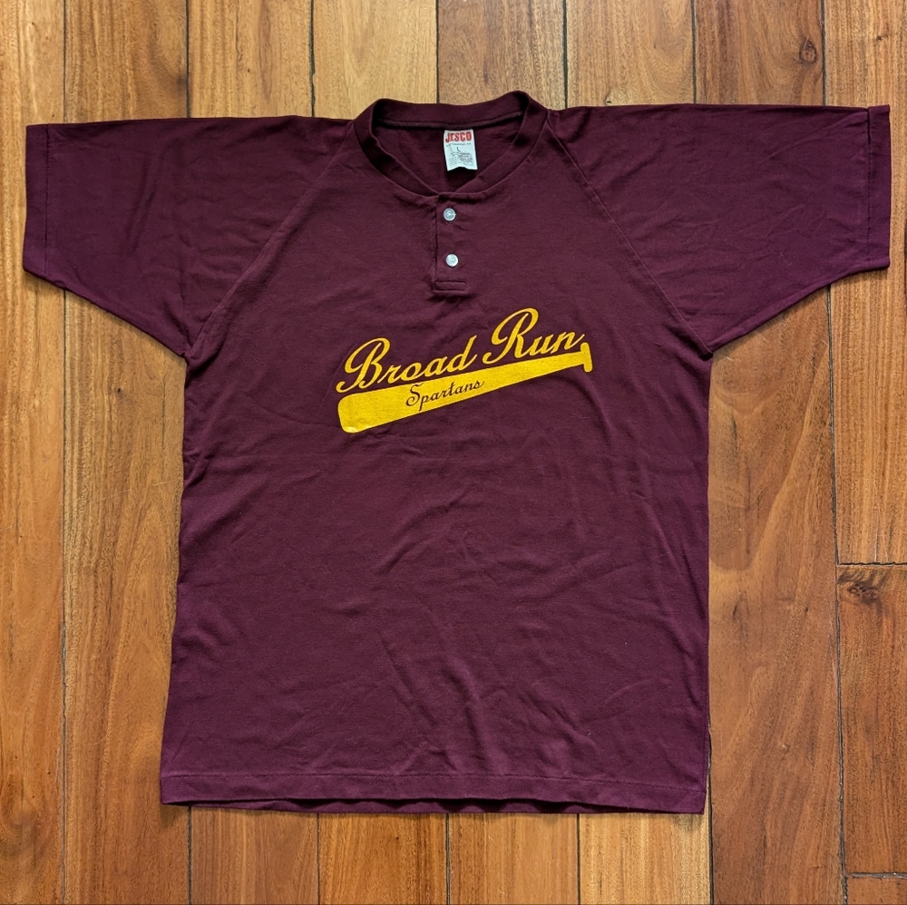 1970's Broad Run Spartans Baseball Henley (L)
